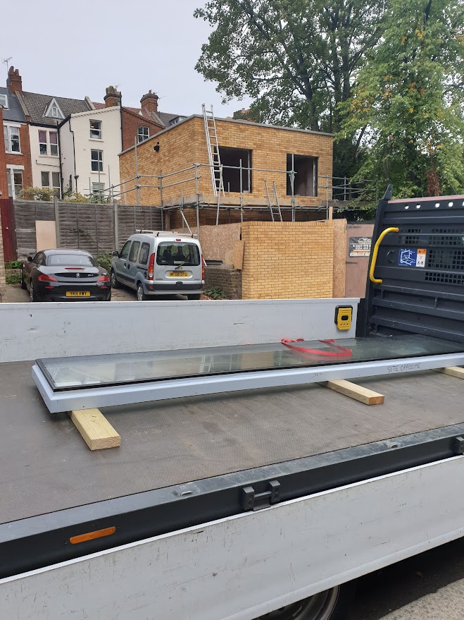 Roof work and skylight installation on a new build project in West Hampstead by Optima Builders