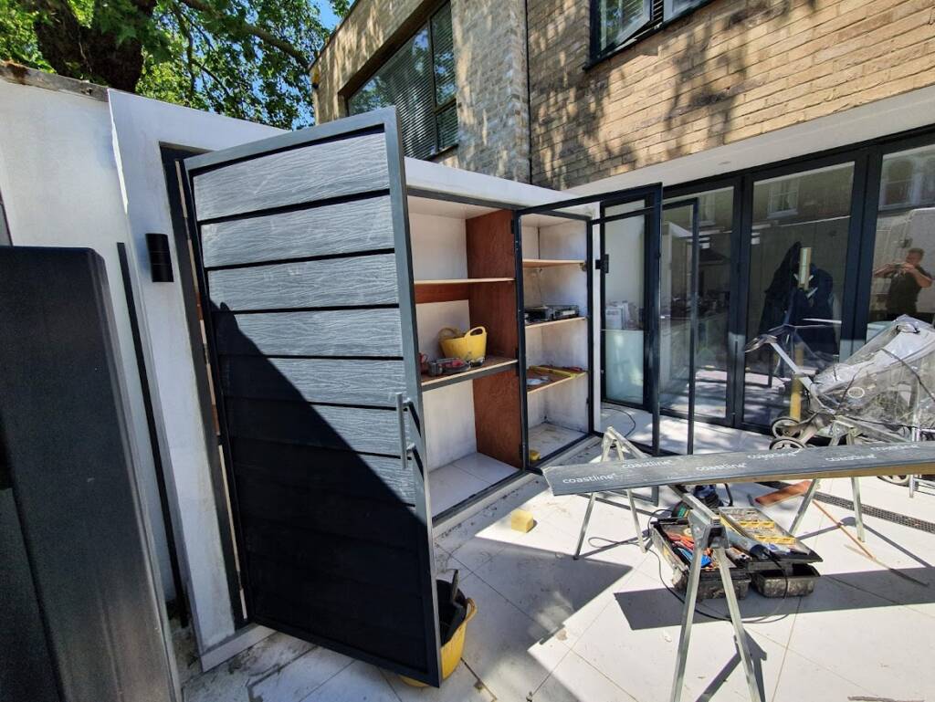 Bespoke storage construction in Hampstead-Optima Builders